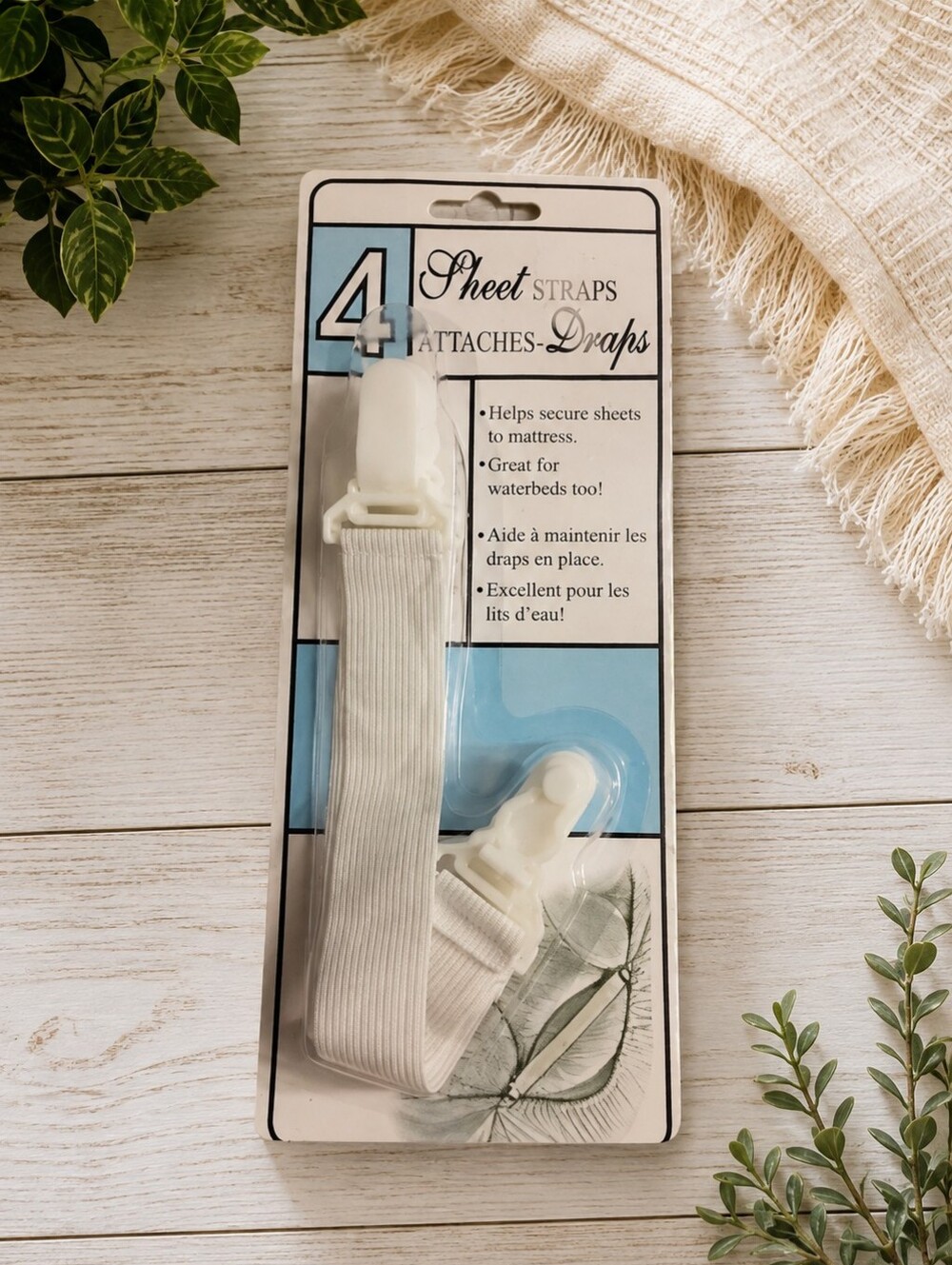 4 Sheet straps attaches-Draps